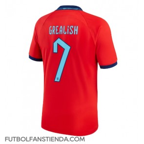 Inglaterra Jack Grealish #7 Segunda Equipación Mundial 2022 Manga Corta
